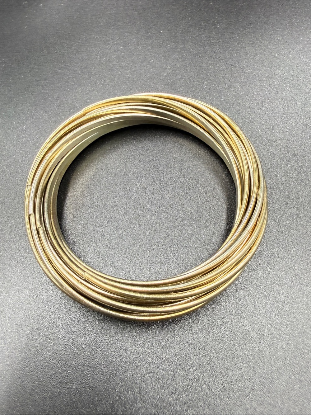 Gold-Tone Multi Bangle Bracelet Set - Elegant Stack